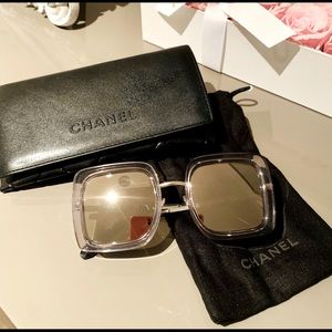 Chanel 18-karat pink gold mirror lenses